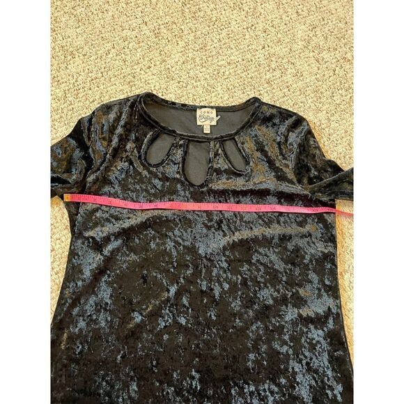 Como Vintage Long Sleeve Velvet Top-Medium - Picture 5 of 6